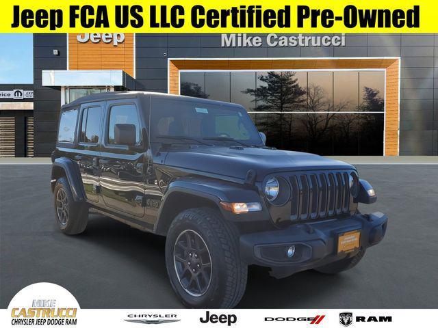 used 2021 Jeep Wrangler Unlimited car, priced at $33,978