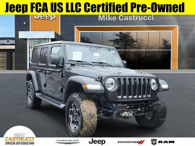 used 2022 Jeep Wrangler Unlimited 4xe car, priced at $35,750