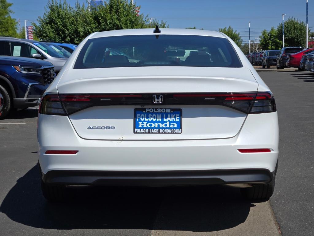 new 2025 Honda Accord car, priced at $33,860