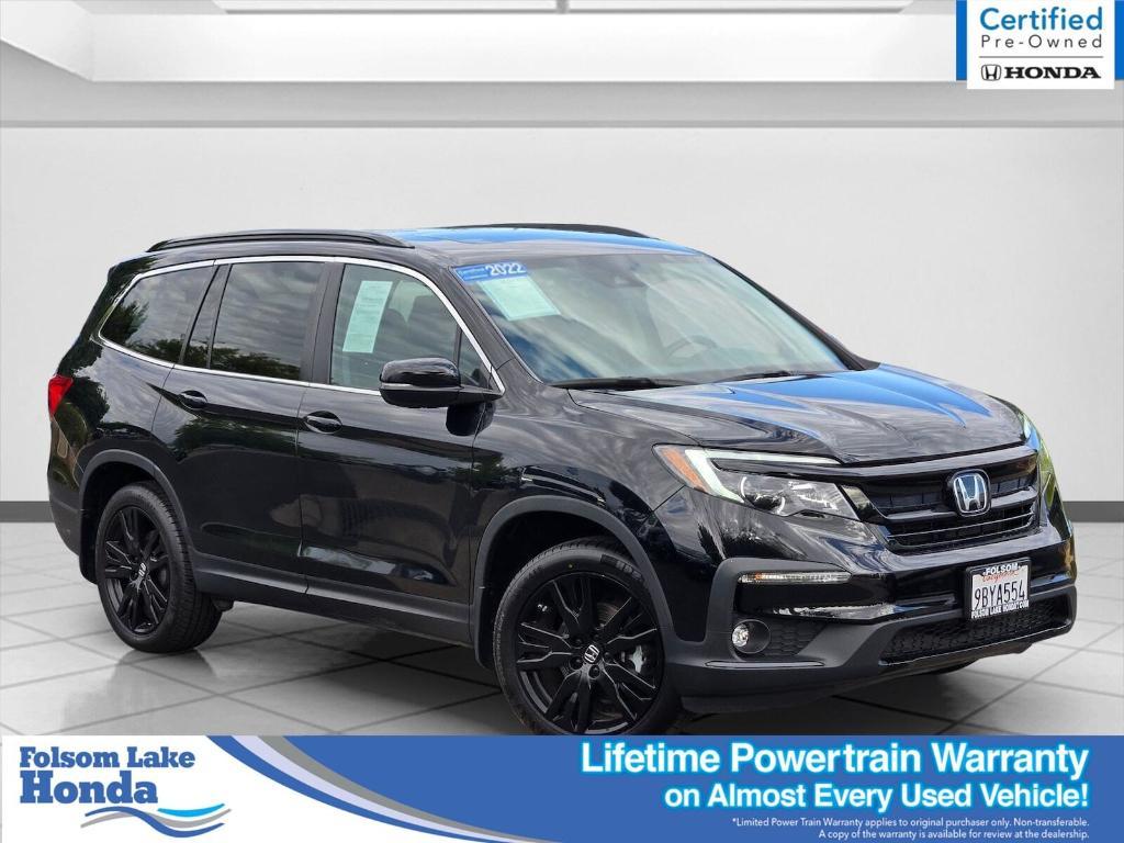 used 2022 Honda Pilot car, priced at $34,444