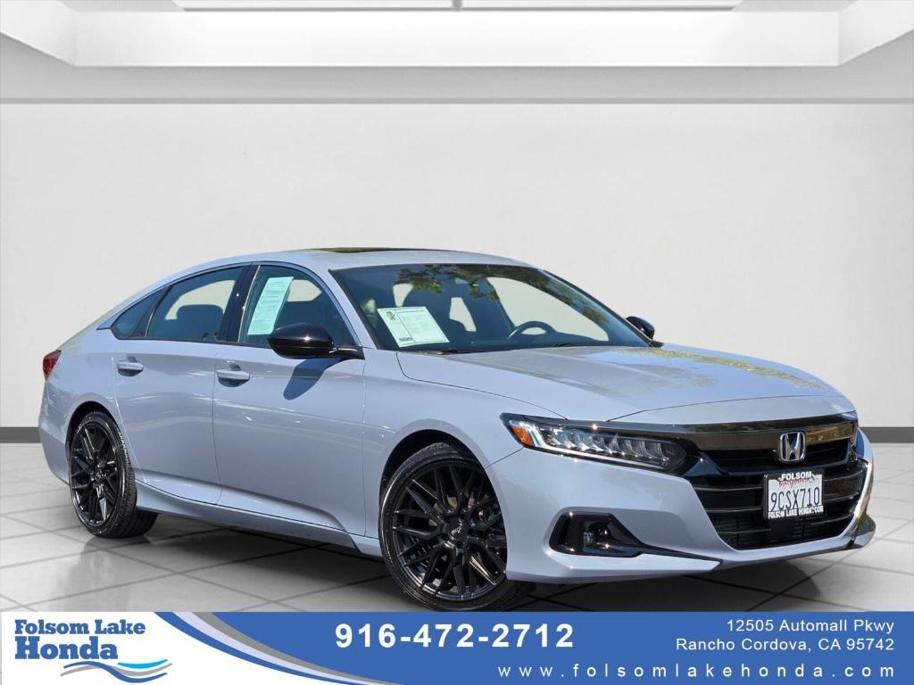 used 2022 Honda Accord car, priced at $28,138