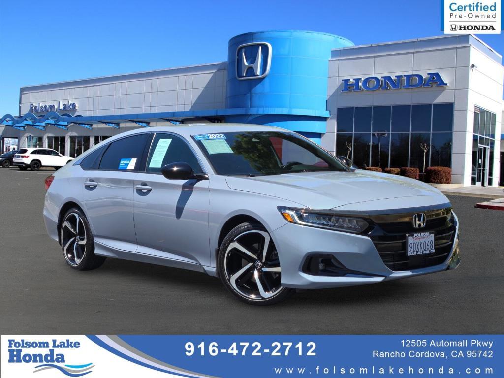 used 2022 Honda Accord car, priced at $26,129
