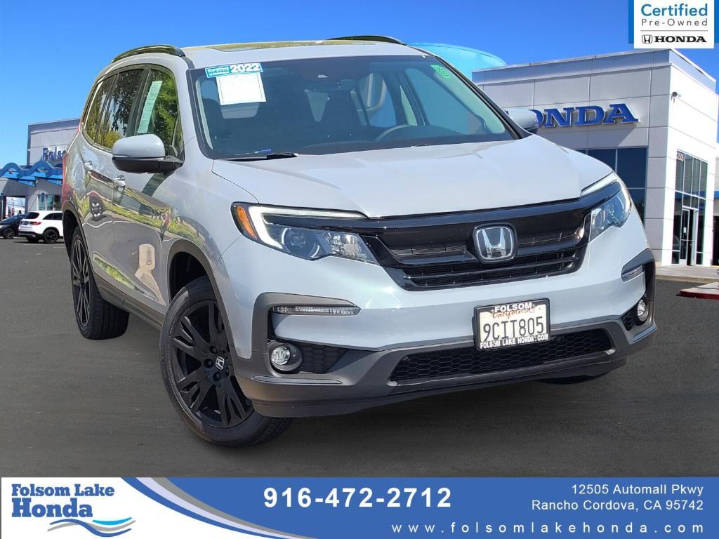 used 2022 Honda Pilot car, priced at $35,987