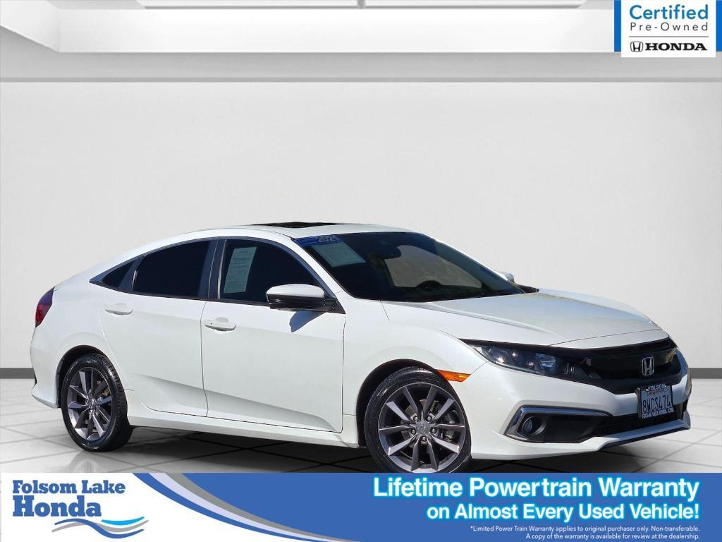 used 2021 Honda Civic car, priced at $22,750