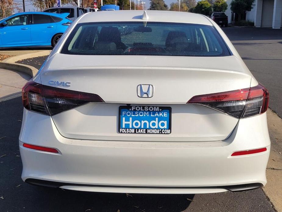 new 2025 Honda Civic car, priced at $27,095