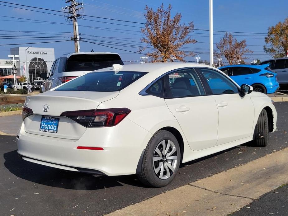 new 2025 Honda Civic car, priced at $27,095