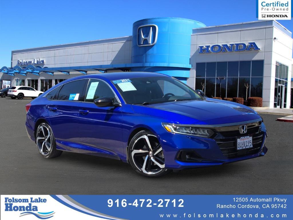 used 2021 Honda Accord car, priced at $20,788