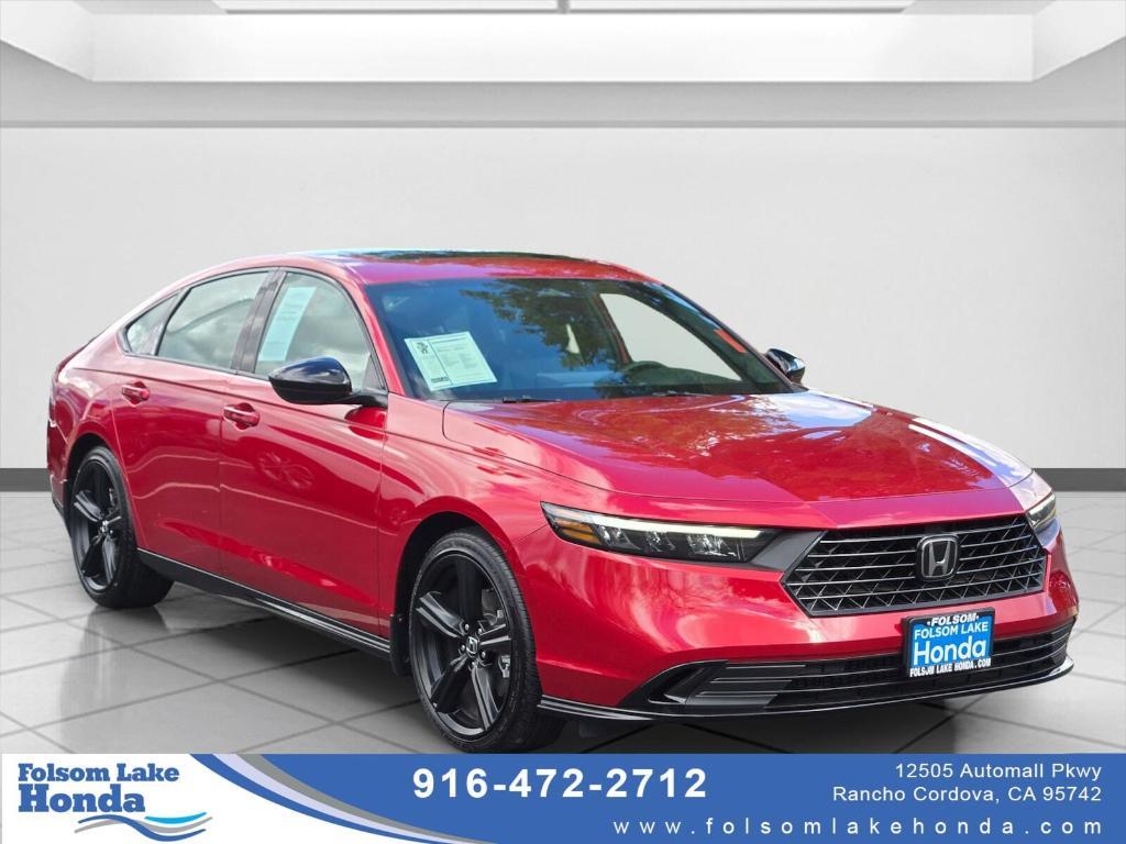 used 2024 Honda Accord Hybrid car, priced at $32,982
