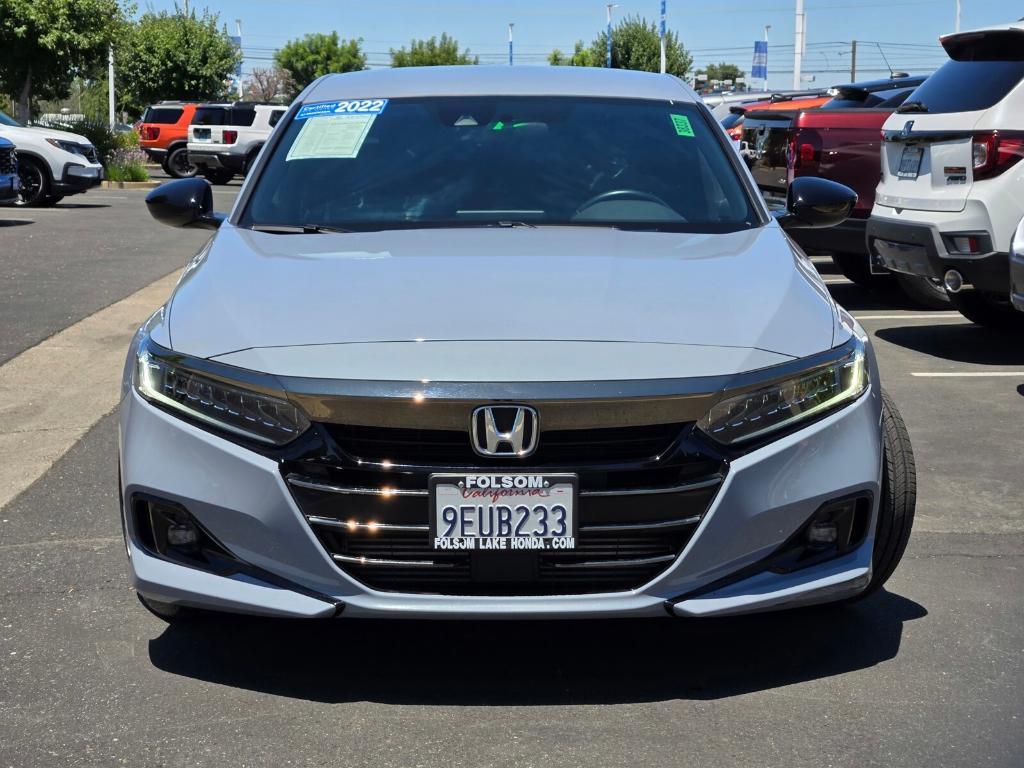 used 2022 Honda Accord car, priced at $27,605