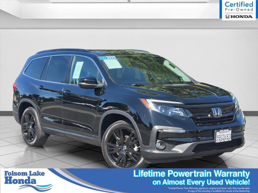 used 2022 Honda Pilot car, priced at $34,940
