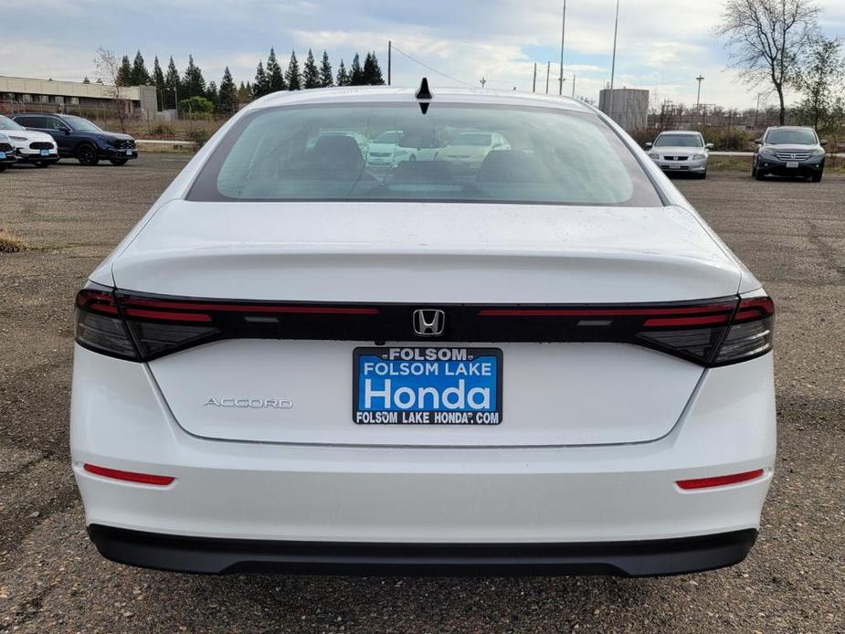 new 2025 Honda Accord car, priced at $33,405