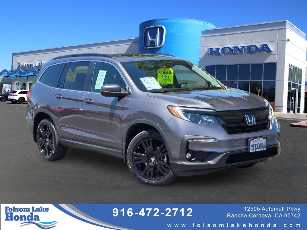 used 2022 Honda Pilot car, priced at $34,999