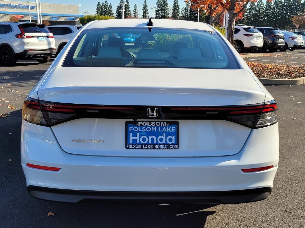 new 2025 Honda Accord car, priced at $33,805