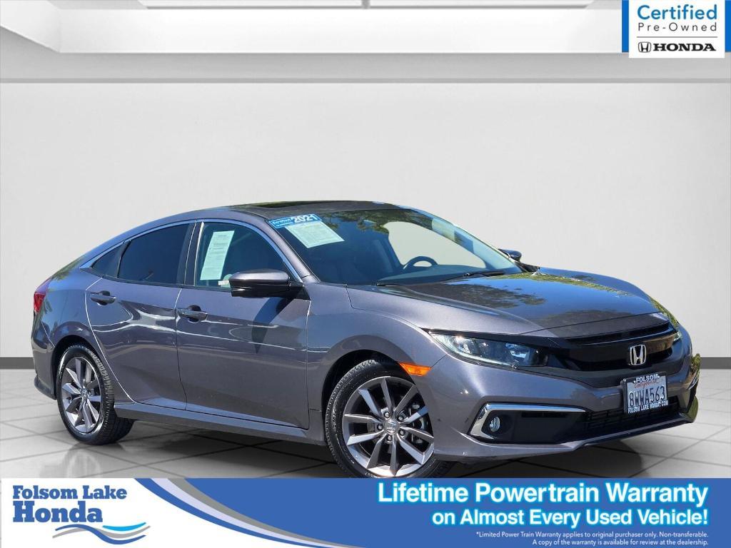 used 2021 Honda Civic car, priced at $22,987