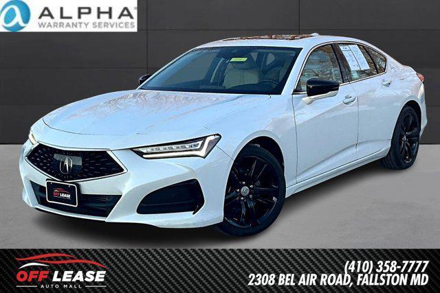 used 2021 Acura TLX car, priced at $27,800