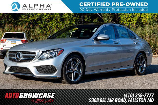 used 2016 Mercedes-Benz C-Class car, priced at $19,990