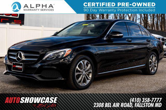 used 2015 Mercedes-Benz C-Class car, priced at $14,500