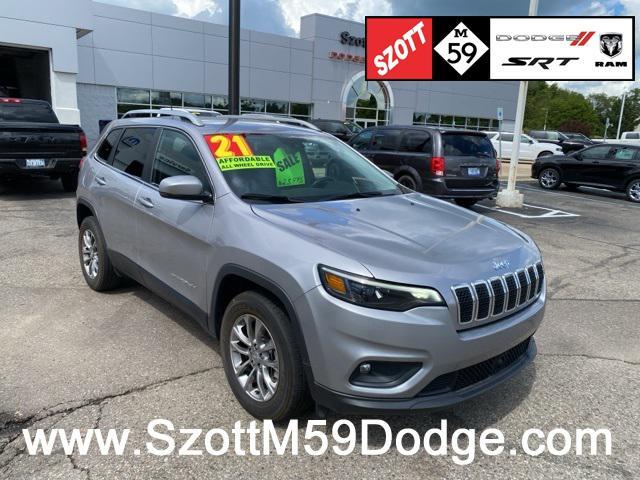 used 2021 Jeep Cherokee car, priced at $23,975