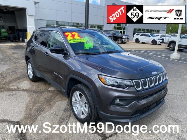 used 2022 Jeep Compass car, priced at $24,437