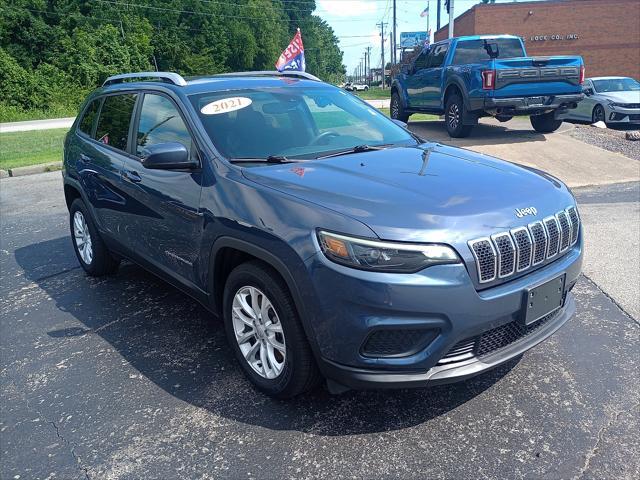 used 2021 Jeep Cherokee car, priced at $17,997
