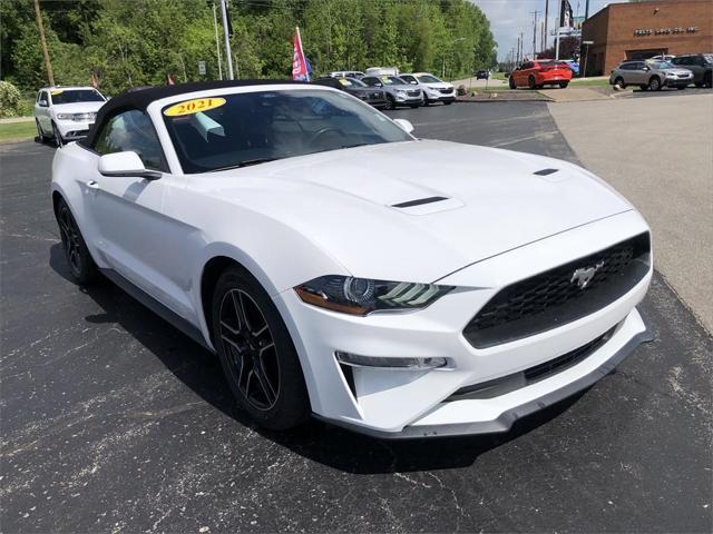 used 2021 Ford Mustang car, priced at $24,968