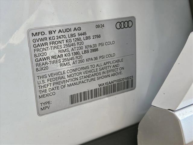 new 2025 Audi Q5 car, priced at $58,085