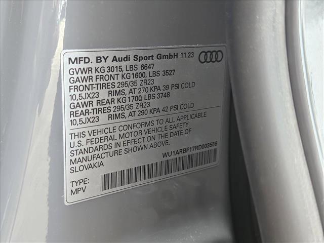 new 2024 Audi RS Q8 car, priced at $143,560