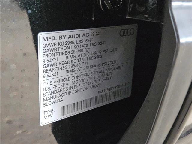 new 2025 Audi Q7 car, priced at $77,750