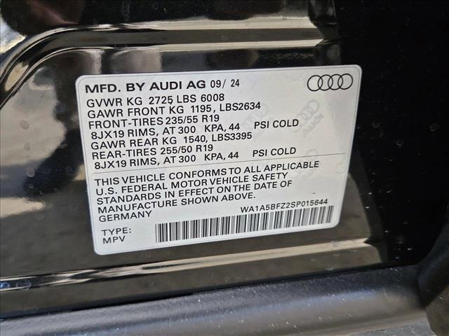 new 2025 Audi Q4 e-tron car, priced at $55,585