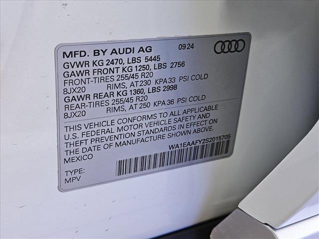 new 2025 Audi Q5 car, priced at $58,085