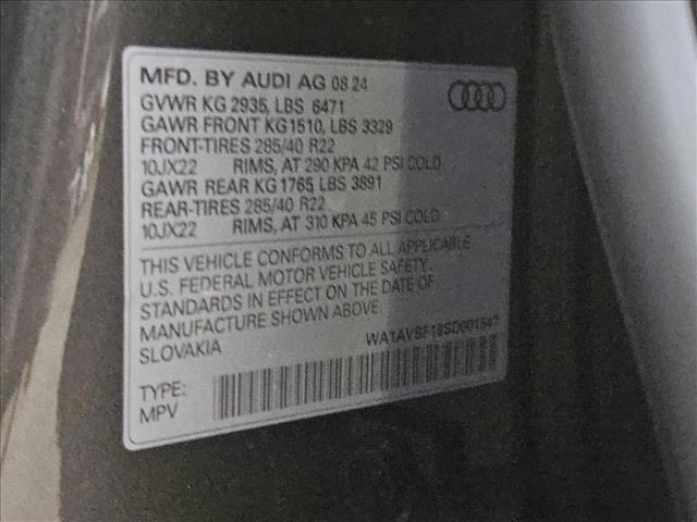 new 2025 Audi Q8 car, priced at $72,739