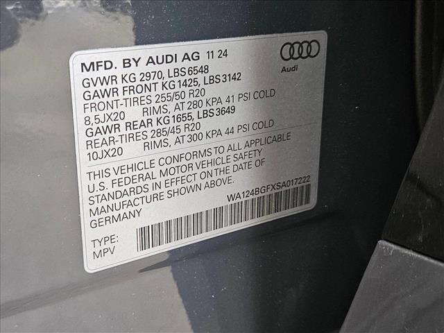 new 2025 Audi Q6 e-tron car, priced at $75,245