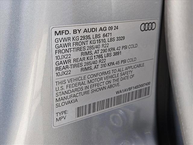 new 2025 Audi Q8 car, priced at $73,306