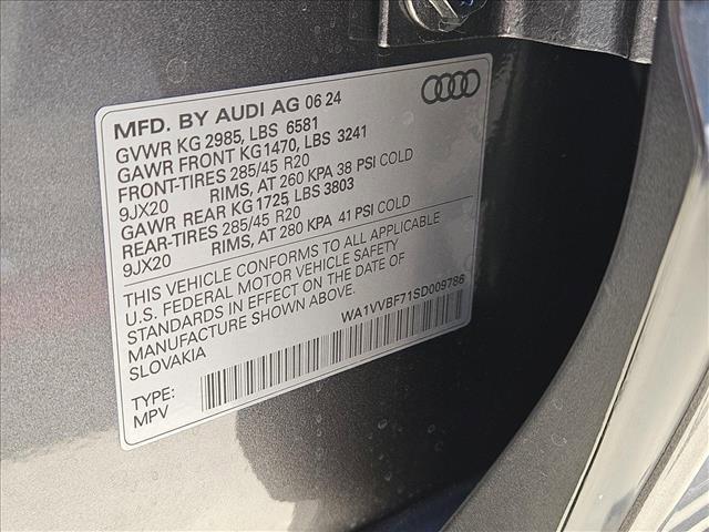 new 2025 Audi Q7 car, priced at $81,890