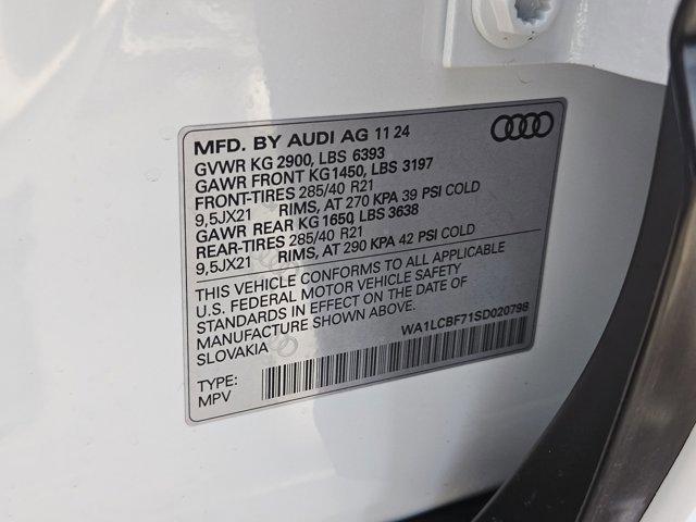 new 2025 Audi Q7 car, priced at $72,450