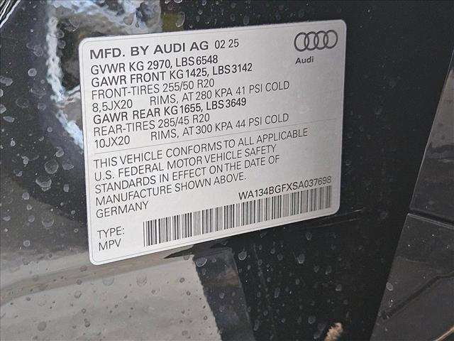 new 2025 Audi Q6 e-tron car, priced at $77,750