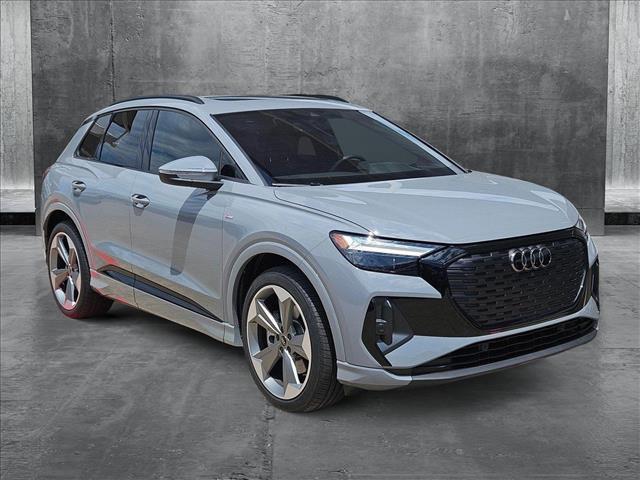 new 2025 Audi Q4 e-tron car, priced at $58,242