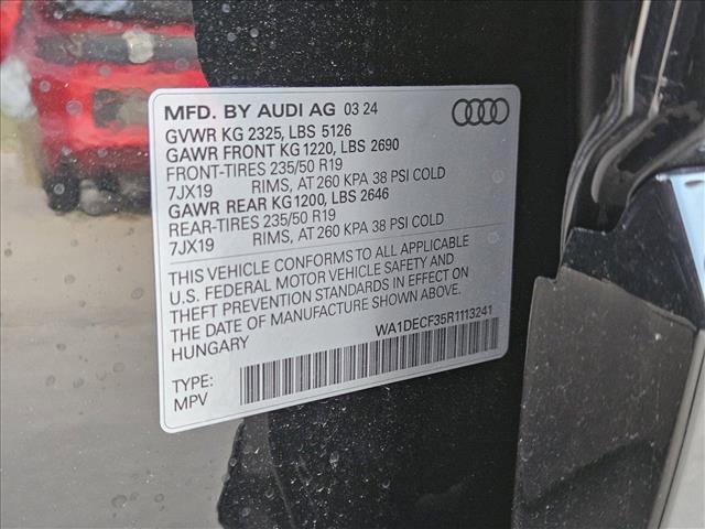 new 2024 Audi Q3 car, priced at $42,667