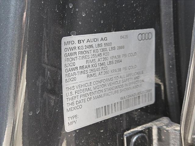 new 2025 Audi Q5 car, priced at $58,134