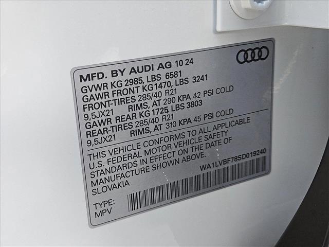 new 2025 Audi Q7 car, priced at $77,750