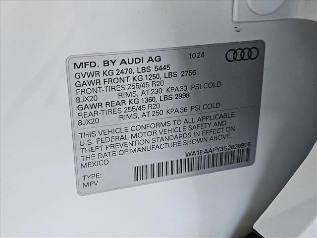 new 2025 Audi Q5 car, priced at $60,200