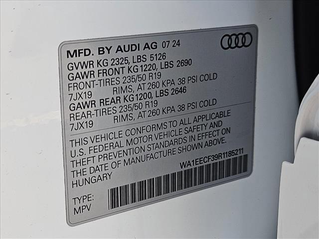 new 2024 Audi Q3 car, priced at $47,795