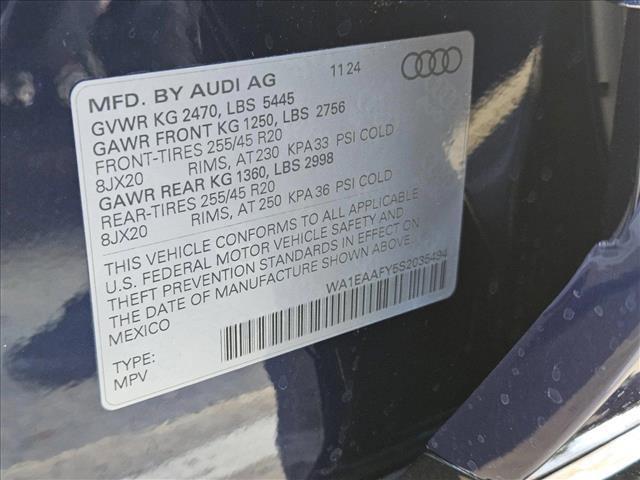 new 2025 Audi Q5 car, priced at $61,150