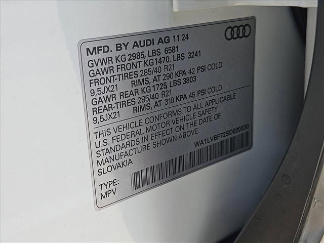 new 2025 Audi Q7 car, priced at $77,000