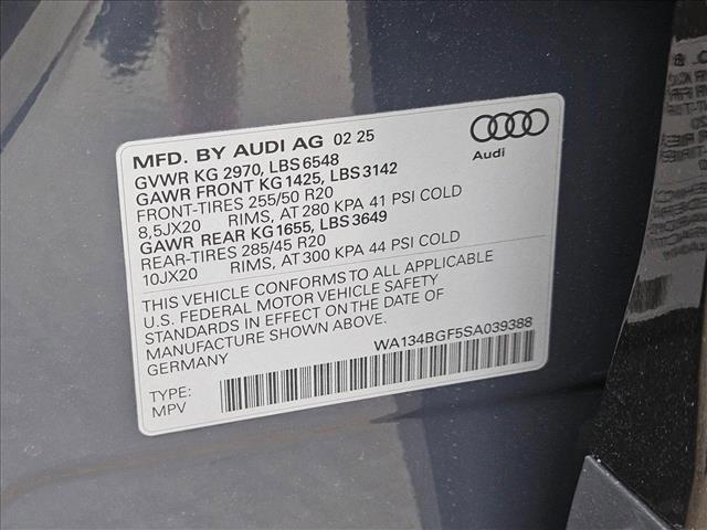 new 2025 Audi Q6 e-tron car, priced at $77,155