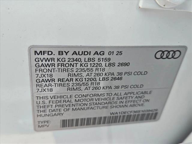 new 2025 Audi Q3 car, priced at $42,089