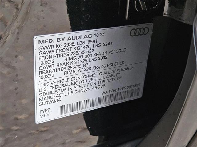 new 2025 Audi Q7 car, priced at $86,100