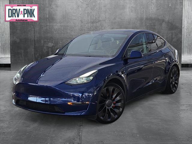 used 2022 Tesla Model Y car, priced at $34,390