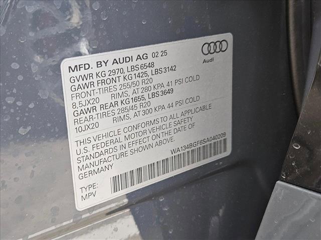 new 2025 Audi Q6 e-tron car, priced at $73,436