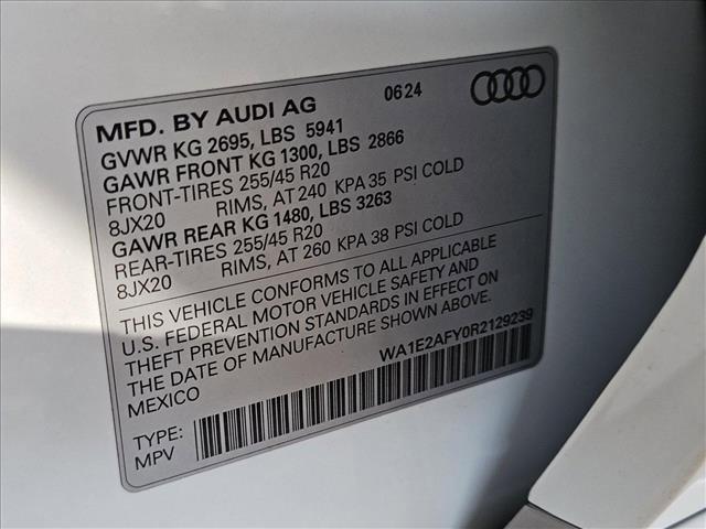 new 2024 Audi Q5 car, priced at $65,785